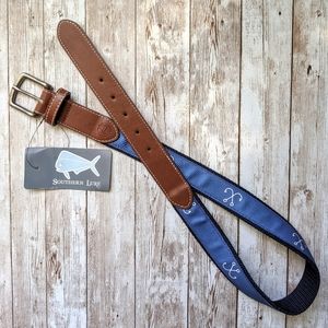 Southern Lure NWT 'Get Hooked" Canvas Belt